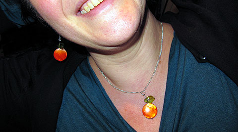 DaWanda-Pfirsichschmuck